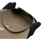 エルメス HERMES カルヴィデュオ W刻 エトゥープ/シルバー金具 エプソン ユニセックス カードケース