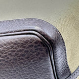 エルメス HERMES ガーデンパーティPM □G刻印 カーキ シルバー金具 トワル レディース トートバッグ