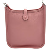 エルメス HERMES エヴリンTPM W刻印 ローズサクラ シルバー金具 トリヨンクレマンス レディース ショルダーバッグ