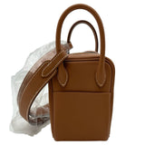 エルメス HERMES リンディミニ K刻 ゴールド ゴールド/シルバー金具 スィフト レディース ショルダーバッグ