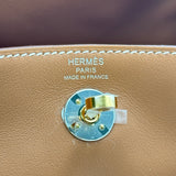 エルメス HERMES リンディミニ K刻 ゴールド ゴールド/シルバー金具 スィフト レディース ショルダーバッグ