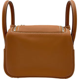 エルメス HERMES リンディミニ K刻 ゴールド ゴールド/シルバー金具 スィフト レディース ショルダーバッグ
