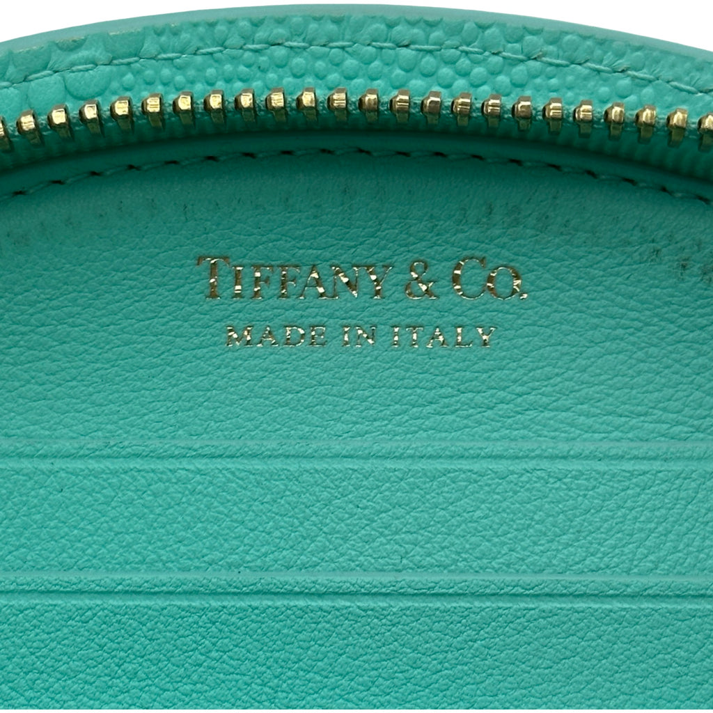 ティファニー TIFFANY＆CO ハーフムーンウォレット ライトブルー