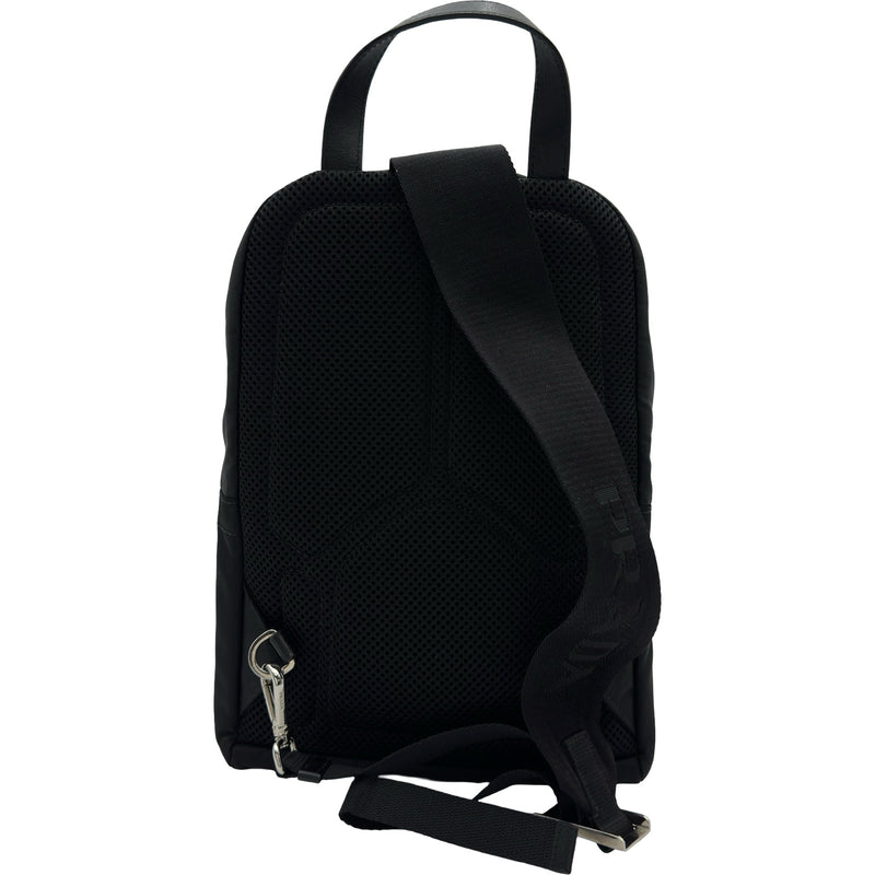 プラダ PRADA ナイロンスリングバッグ 1BZ026 ブラック シルバー金具