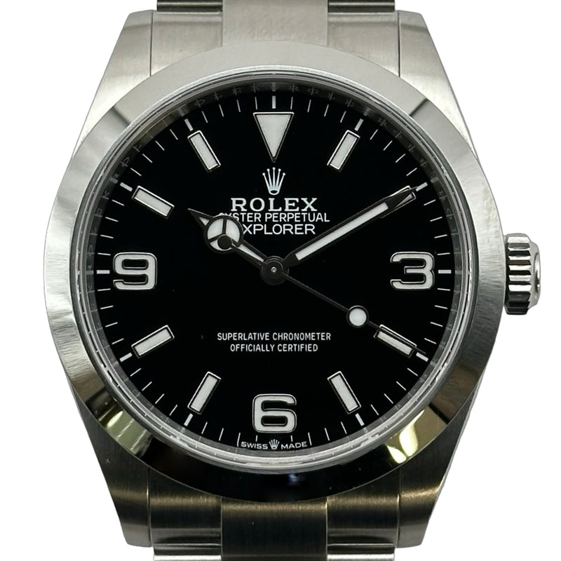 ロレックス ROLEX エクスプローラー 40 224270 ブラック ステンレス