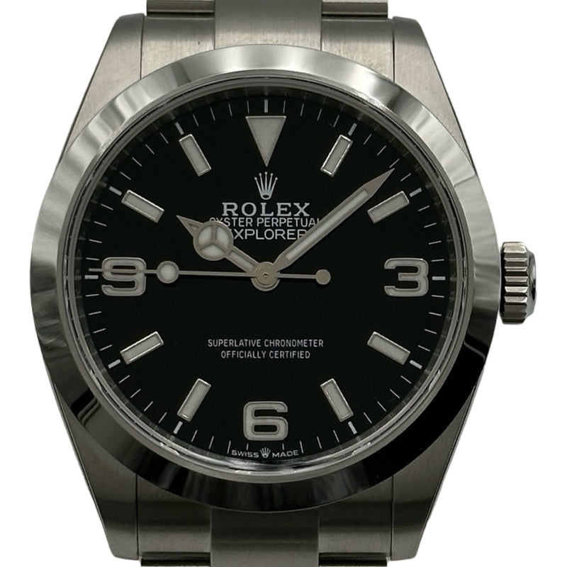 BAPEX エクスプローラー自動巻き 腕時計 ブラック ロレックス ROLEX エクスプローラー40 224270 ブラック ステンレス