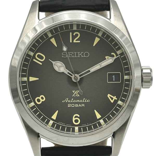 セイコー SEIKO プロスペック アルピニスト SBDC119(6R35-01B0) ブラック ステンレススチール 自動巻き メンズ 腕時計 セイコー SEIKO プロスペック アルピニスト SBDC119(6R35-01B0