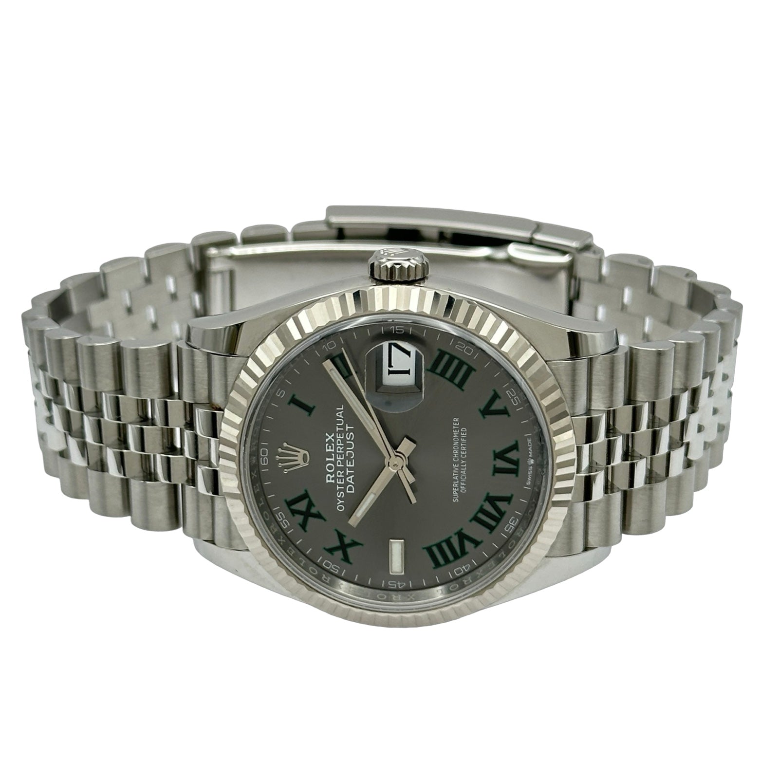 ロレックス ROLEX デイトジャスト36 126234 スレート ホワイトゴールド