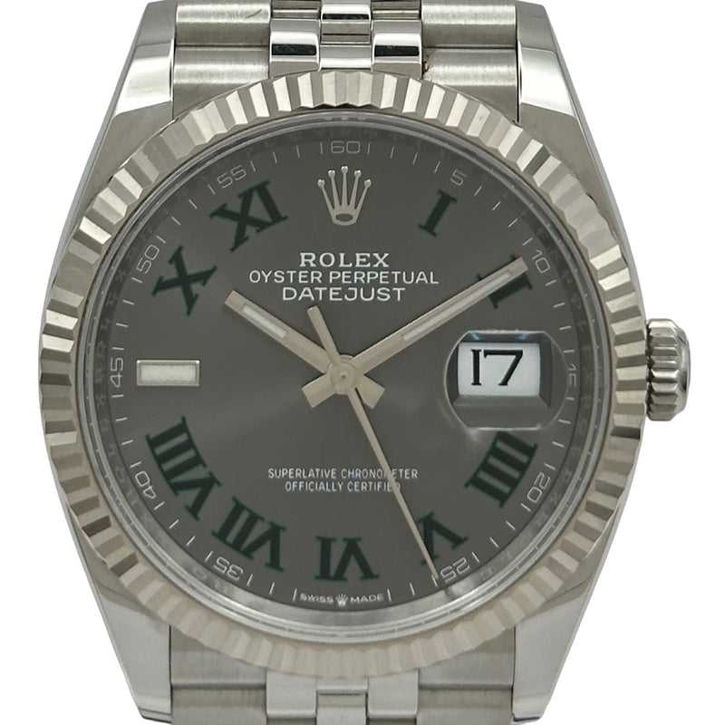 ロレックス ROLEX デイトジャスト36 126234 スレート ホワイトゴールド