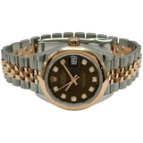 ロレックス ROLEX デイトジャスト28 279161G チョコ ピンクゴールド/ステンレススチール 自動巻き レディース 腕時計