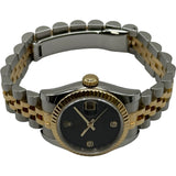 ロレックス ROLEX デイトジャスト 26 179173BR オニキス ゴールド/ステンレススチール 自動巻き レディース 腕時計