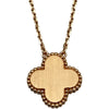 ヴァンクリーフ＆アーペル Van Cleef & Arpels ヴィンテージアルハンブラネックレス ピンクゴールド Au750 ピンクマザーオブパール ジュエリー