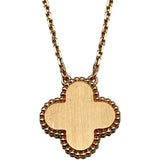 ヴァンクリーフ＆アーペル Van Cleef & Arpels ヴィンテージアルハンブラネックレス ピンクゴールド Au750 ピンクマザーオブパール ジュエリー