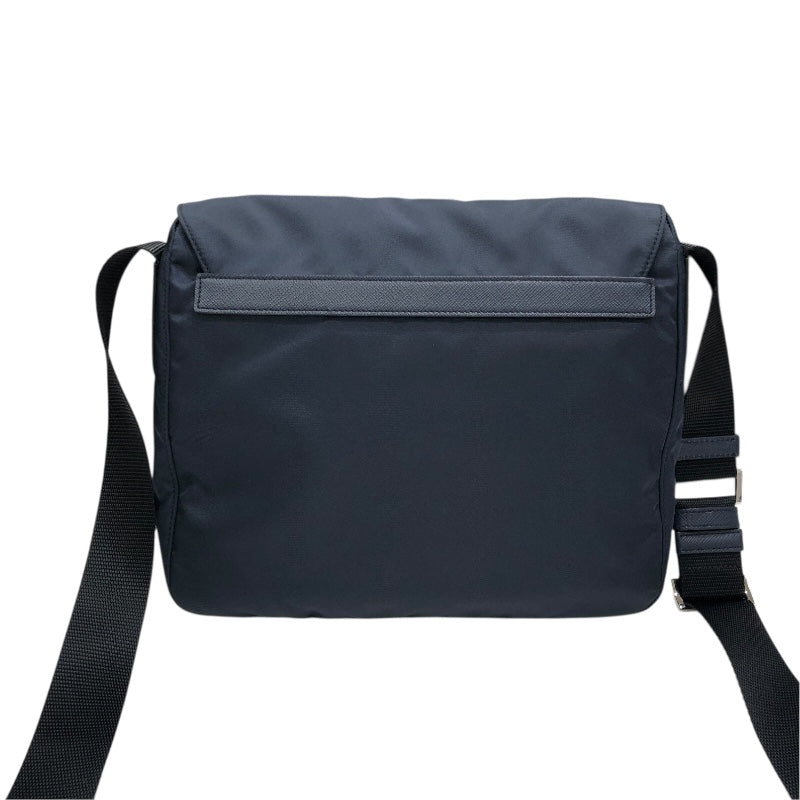 プラダ　バッグ　ショルダーバッグ　ネイビー　PRADA ナイロン プラダ PRADA ナイロンショルダーバッグ ネイビーシルバー金具
