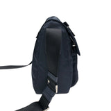 プラダ PRADA ナイロンショルダーバッグ ネイビーシルバー金具 ナイロン メンズ ショルダーバッグ