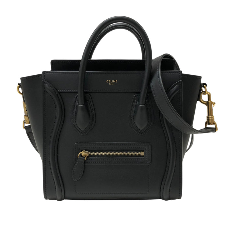 セリーヌ CELINE ラゲージ ナノショッパー 189243 ブラック セリーヌ CELINE ラゲージ ナノショッパー 189243 ブラック