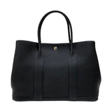 エルメス HERMES ガーデンパーティPM U刻 ブラック カントリー レディース トートバッグ