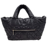 シャネル CHANEL コココクーントートバッグPM A48610 13番台 ブラック シルバー金具 ナイロン レディース トートバッグ
