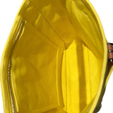 エルメス HERMES マルワリPM □O刻 イエロー トワル レディース ショルダーバッグ