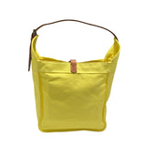エルメス HERMES マルワリPM □O刻 イエロー トワル レディース ショルダーバッグ
