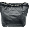 シャネル CHANEL CHANEL22 ミニバッグ AS3980 ブラック シルバー金具 シャイニーカーフ レディース ショルダーバッグ