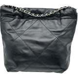 シャネル CHANEL CHANEL22 ミニバッグ AS3980 ブラック シルバー金具 シャイニーカーフ レディース ショルダーバッグ