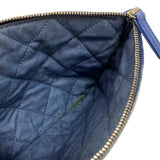 シャネル CHANEL CHANEL22 スモールバッグ AS3260 ブルー シルバー金具 デニム レディース ショルダーバッグ