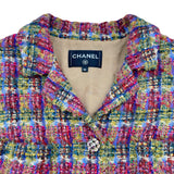 シャネル CHANEL ミックスツイードジャケット P73667 マルチカラー ウール レディース その他アウター