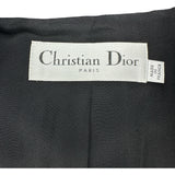 クリスチャン・ディオール Christian Dior 321V21X1030 ブラック ウール レディース ノーカラージャケット