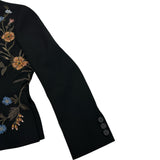 クリスチャン・ディオール Christian Dior 321V21X1030 ブラック ウール レディース ノーカラージャケット