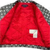 ルイ・ヴィトン LOUIS VUITTON モノグラム パテントレザー ライダースジャケット FHLJ12 ブラック レザー レディース ライダースジャケット