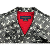 ルイ・ヴィトン LOUIS VUITTON モノグラム パテントレザー ライダースジャケット FHLJ12 ブラック レザー レディース ライダースジャケット