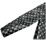 ルイ・ヴィトン LOUIS VUITTON モノグラム パテントレザー ライダースジャケット FHLJ12 ブラック レザー レディース ライダースジャケット