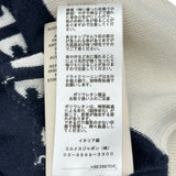 エルメス HERMES シェーヌダンクル柄カシミヤカーディガン 5E2697DF ネイビー カシミヤ レディース カーディガン