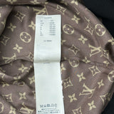 ルイ・ヴィトン LOUIS VUITTON モノグラム総柄 シルクワンピース FLDR55 ブラウン シルク レディース ワンピース