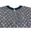 ルイ・ヴィトン LOUIS VUITTON モノグラム総柄 シルクワンピース FLDR55 ブラウン シルク レディース ワンピース
