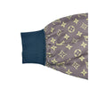 ルイ・ヴィトン LOUIS VUITTON モノグラム総柄 シルクワンピース FLDR55 ブラウン シルク レディース ワンピース