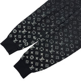 ルイ・ヴィトン LOUIS VUITTON モノグラムグラディエントニットパーカー HNN45W ブラック コットン メンズ パーカー