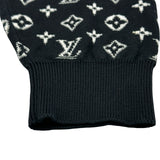 ルイ・ヴィトン LOUIS VUITTON モノグラムグラディエントニットパーカー HNN45W ブラック コットン メンズ パーカー