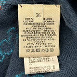 エルメス HERMES カシミヤニットセーター ネイビー カシミヤ レディース セーター