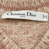 クリスチャン・ディオール Christian Dior シグネチャーロゴニットベスト 054T01AM303 ベージュ ウール レディース ベスト