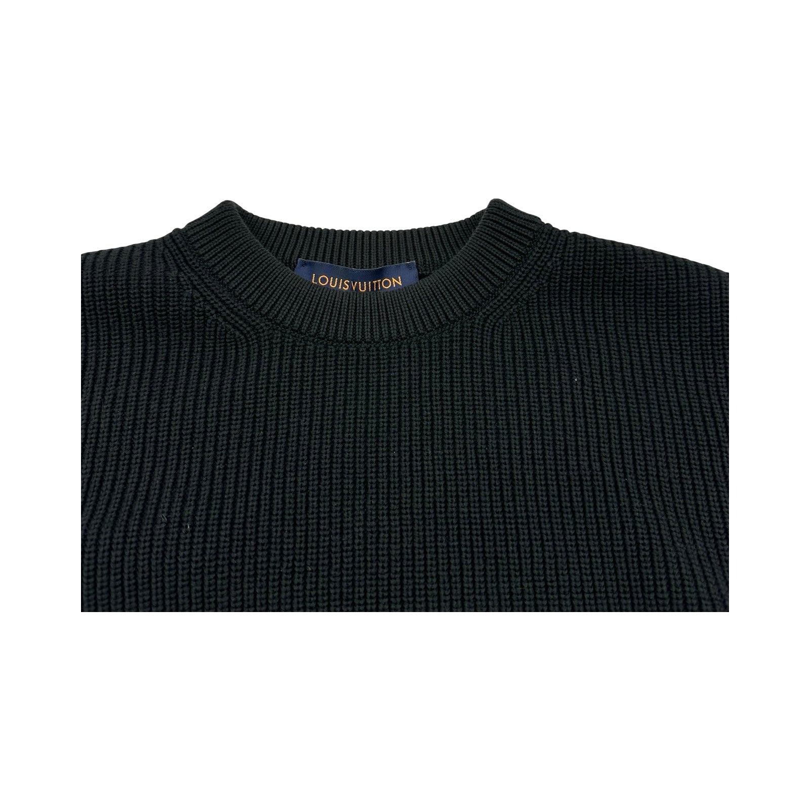 ルイ・ヴィトン LOUIS VUITTON バックロゴ刺繡ニットセーター HKN45W