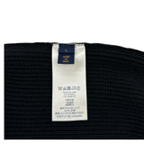 ルイ・ヴィトン LOUIS VUITTON バックロゴ刺繡ニットセーター HKN45W ブラック コットン メンズ セーター