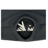 ルイ・ヴィトン LOUIS VUITTON バックロゴ刺繡ニットセーター HKN45W ブラック コットン メンズ セーター