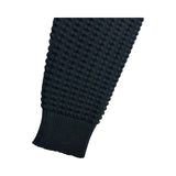 ルイ・ヴィトン LOUIS VUITTON バックロゴ刺繡ニットセーター HKN45W ブラック コットン メンズ セーター