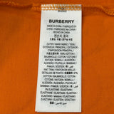バーバリー BURBERRY ロゴプリントTシャツ 8040692 オレンジ コットン メンズ 半袖Ｔシャツ