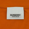 バーバリー BURBERRY ロゴプリントTシャツ 8040692 オレンジ コットン メンズ 半袖Ｔシャツ