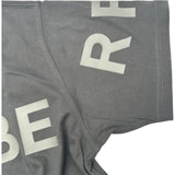 バーバリー BURBERRY ロゴプリントTシャツ 8032299 ブラック コットン メンズ 半袖Ｔシャツ