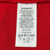 バーバリー BURBERRY ロゴプリントTシャツ 8011540 レッド コットン メンズ 半袖Ｔシャツ