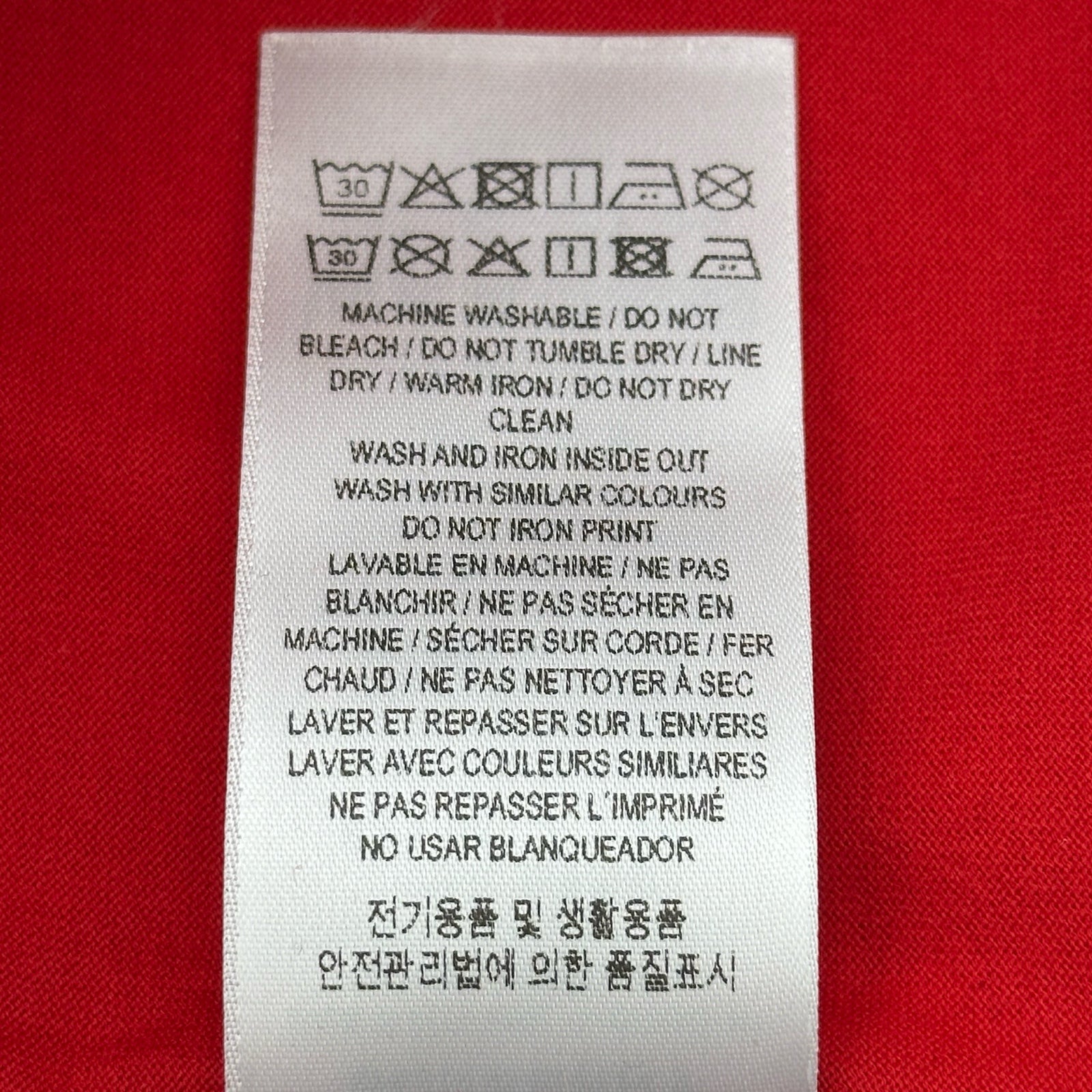 バーバリー BURBERRY ロゴプリントTシャツ 8011540 レッド コットン